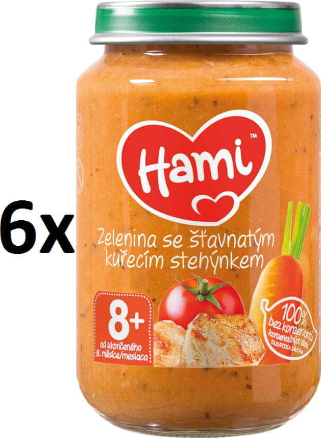 Hami Zemiaky s paradajkami a kuraťom - 6 x 200g